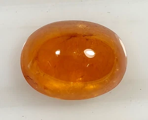 SPESSARTINE MANDARINE GARNET NATURAL 3.98 Cts BEAUTIFUL OVAL CABOCHON - Picture 1 of 3