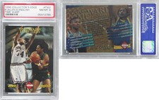1996 Rage Time Warp Holofoil /2500 Ray Allen Alex English PSA 8 Rookie RC HOF