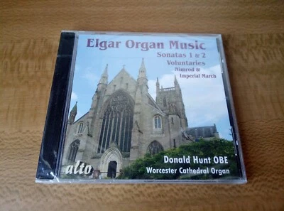 Dr Donald Hunt - Elgar Organ music Worcester Cathedral CD Sonatas 1 & 2 nimrod — 第 1/2 张图片