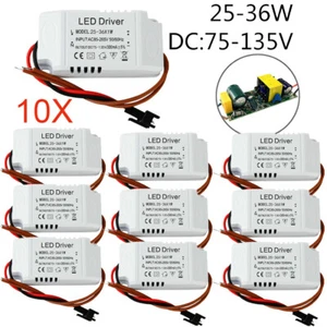 10Pcs Led Driver Transformer 135V Power Supply 300 mA DC 36W - Picture 1 of 4