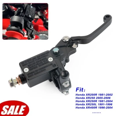 For Honda CR80RB CR85R CRF125FB Brake Master Cylinder With Lever Mirror Holder - Image 1 of 4