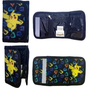 Pokémon Modern Blue Canvas Tri Fold Wallet Blue - Picture 1 of 1