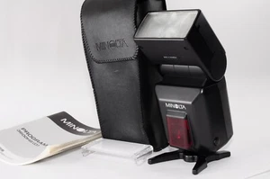 Minolta Program 3600HS (D) Camera Flash w/Diffuser Case and Manual Tested Japan - Picture 1 of 24