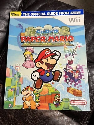 Super Paper Mario: The Official Guide from Nintendo Power Wii 2007 insert - Image 1 of 4