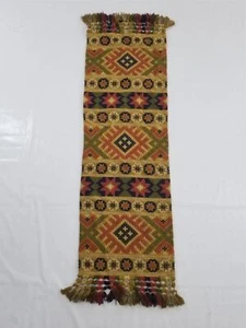 Vintage Beautiful Swedish Scandinavian Handwoven Wool Tapestry 127x44cm - Picture 1 of 16