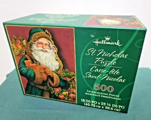 Hallmark St. Nicholas Puzzle 500 Pieces - pre-owned guaranteed complete - Picture 1 of 3