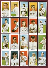1909-11 T206 NEW YORK GIANTS Team CCC Tobacco REPRINT Set | ALL 53* cards/10 HOF