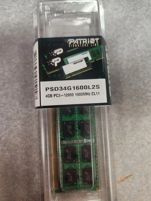 Patriot Signature Line Memory 4GB PC3 1600MHz (PSD34G1600L2S) - Image 1 of 2