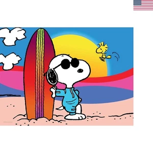 Malibu Snoopy 100-Piece Jigsaw Puzzle – Perfect Gift for Art Lovers, 15” x 11” - Picture 1 of 3