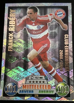 Topps Match Attax Bundesliga Frank Ribéry Club-Einhundert Bayern München 2008/09 - Bild 1 von 3