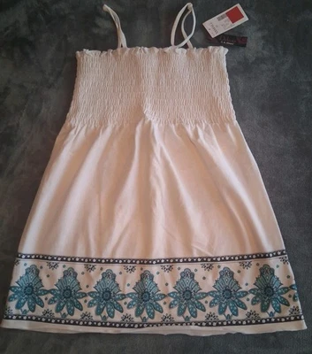 NUEVO CON ETIQUETAS Y2K Deluxe L.A Blues Mujer Bebé Muñeca Camiseta sin Mangas Blanca Con Diseño XS Foto 1 de 4