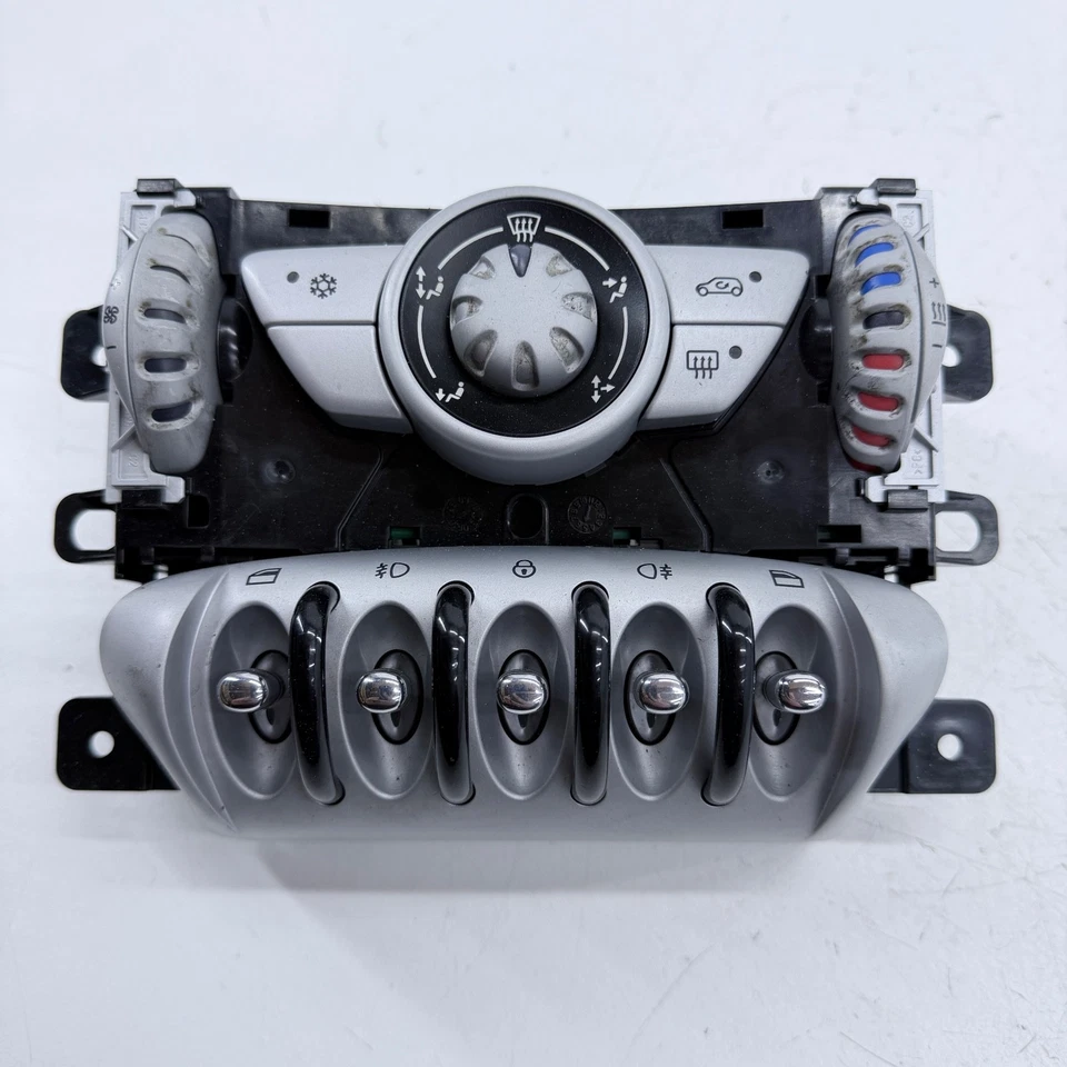 MINI ONE R56 HEATER CONTROL HEATING SWITCH PANEL A/C WINDOW DOOR LOCK FOG 06-10 - Image 1 of 4
