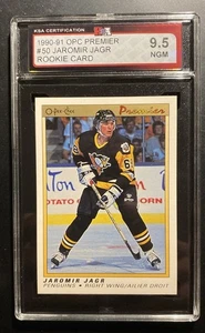 1990-91 O-Pee-Chee Premier Jaromir Jagr Rookie KSA 9.5 #50 🔥 - Imagen 1 de 4
