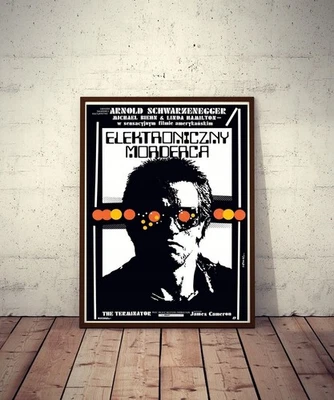 ELECTRONIC MURDERER Terminator Movie Poster Retro Film Print Wall Decor No Frame - Image 1 of 4
