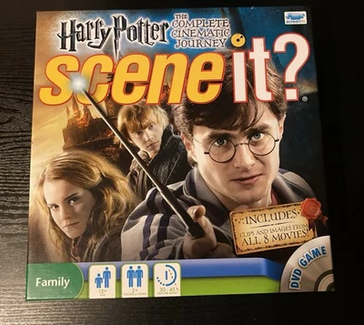 Harry Potter Scene It? Complete Cinematic Journey DVD Game 8 Films - Image 1 of 3