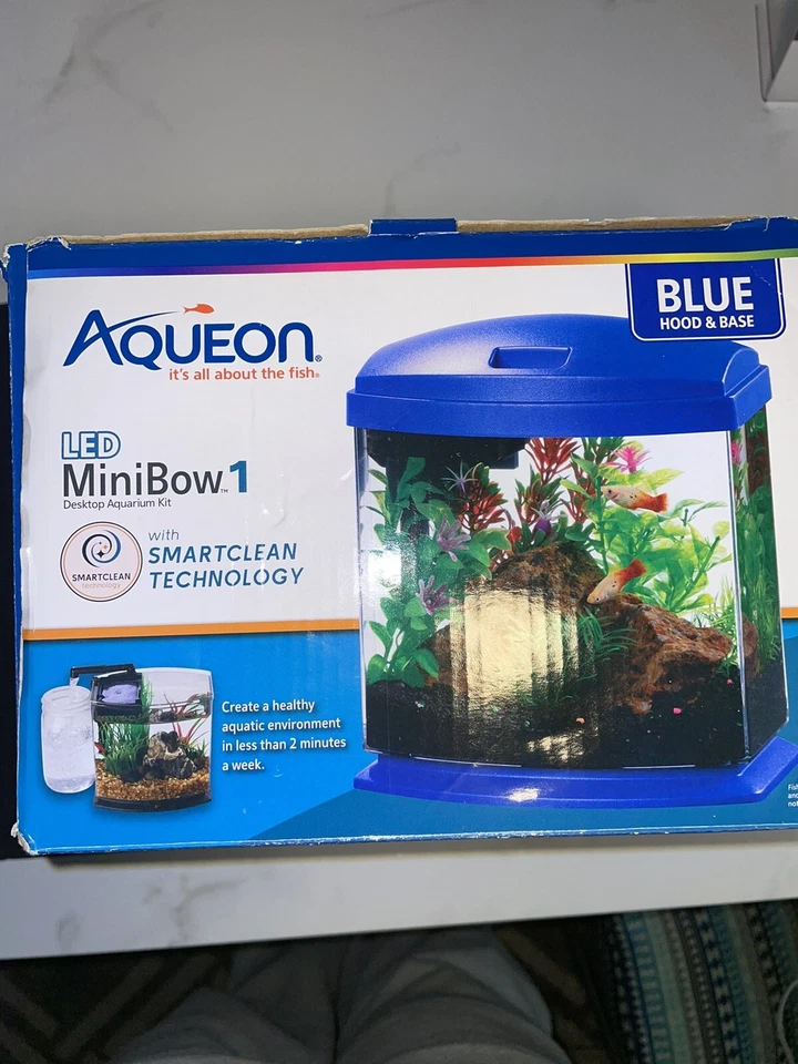 Aqueon LED MiniBow 1 - Azul - 1 gal AAQ100543586 Foto 1 de 1