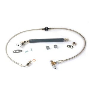 Oil Feed & Return Line w/Oil Filter For HONDA D15 D16 with GT1752 M12 x 1.5mm - Imagen 1 de 9