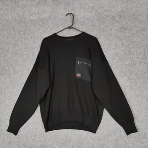 Vintage Paul & Shark Jumper Mens Size Medium Black Marine Wool Yachting Sailing - Picture 1 of 12
