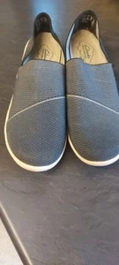 Clarks Cloud Steppers Cushion Soft Slip On Shoe Size Uk 6 Blue. - Picture 1 of 5