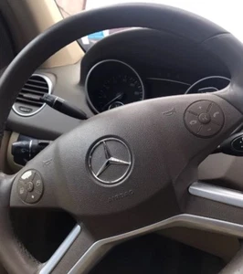 Brown Steering Worn BUTTON REPAIR 2008-2014 MERCEDES BENZ C, E, GLK, and W Class - Picture 1 of 11