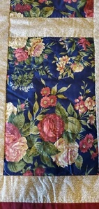 Hand Made Quilt Colorful Flower Design Cotton - 80" x 66" - Picture 1 of 4