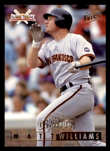 1995 National Packtime Matt Williams Ultra   #2 SF Giants