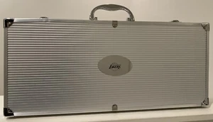 Brand New NBA Los Angeles Lakers Season Ticket Holder 8 Piece BBQ Grill Set Case - Picture 1 of 3