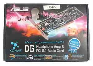 ASUS Xonar DG PCI 5.1 Sound Card with Built-in Headphone Amp & Dolby Audio - Picture 1 of 10