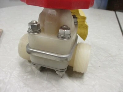 Diaphragm Valve Body ASAHI 3/4" | PVDF Body | EPDM Seat | FC| MISSING UNION ENDS - Image 1 of 4