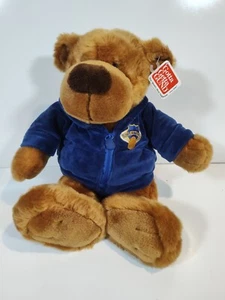 Gund All Stars Basketball Bear Plush Stuffed Animal With Blue Hoodie NWT 19" - Picture 1 of 10