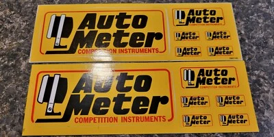 Par de calcomanías adhesivas para autos de carreras de autómetro Foto 1 de 3