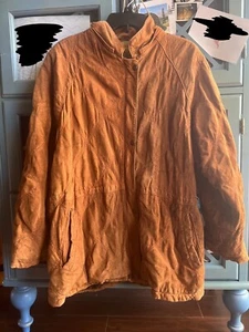 VINTAGE- GV Valenti Club Genuine Leather Jacket Size: 46 - Picture 1 of 11