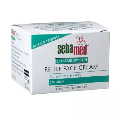 Crema facial Sebamed Extreme Dry Skin 5 % alivio de urea apta para alergias 50 ml Foto 1 de 2