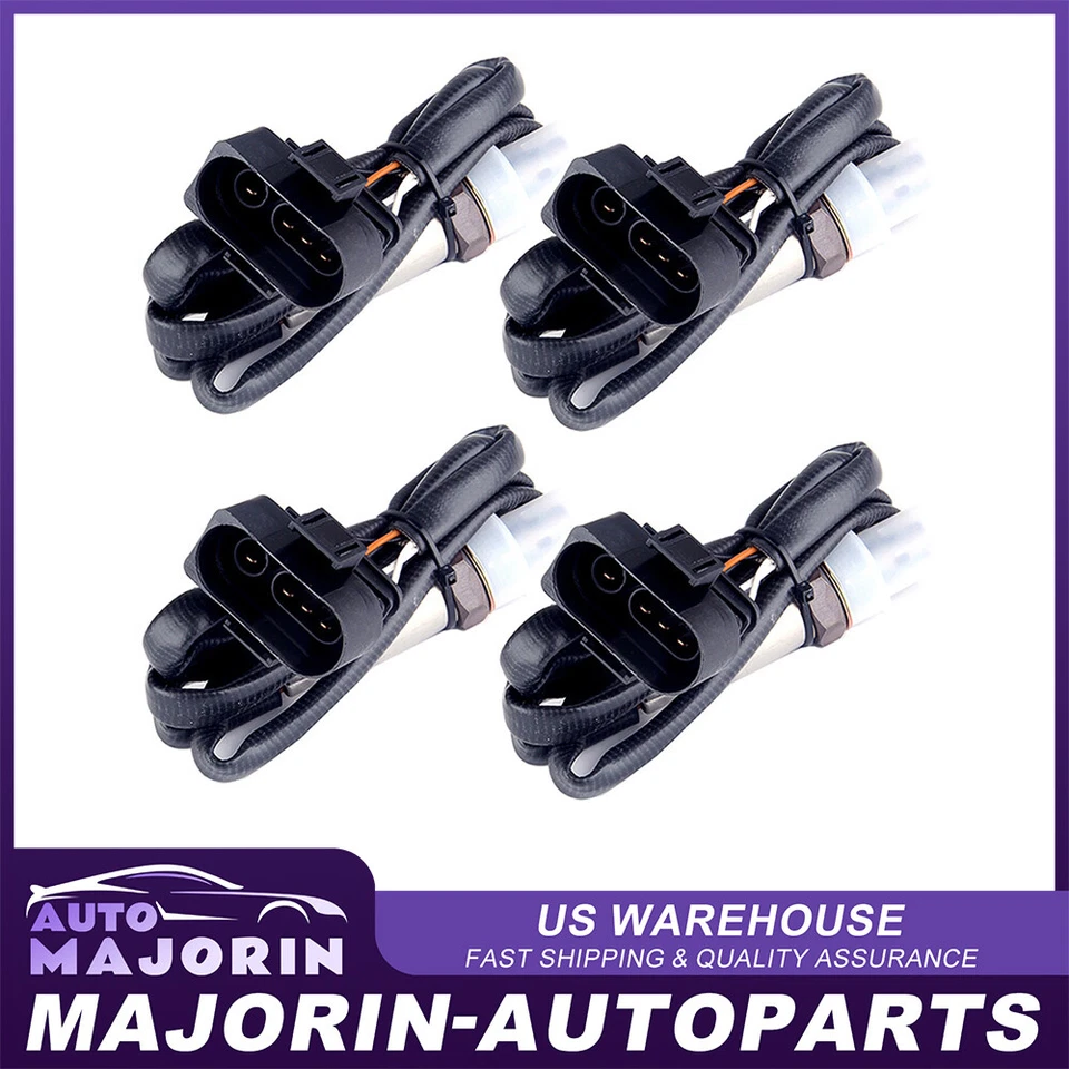 4pcs 2 Upstream+ 2 Downstream Oxygen Sensor for 1997-1999 Audi A8 3.7L - Imagem 1 de 1