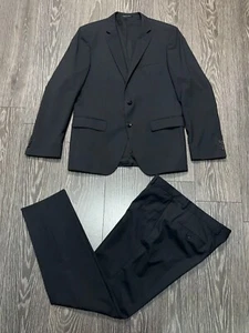 Mens HUGO BOSS Huge Genius Suit 2 Piece Jacket Blazer Trousers Pants Size 42 52 - Picture 1 of 24