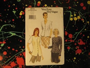 9173 Misses' Top Very Easy Very Vogue Sewing Pattern Sz 8-10-12 - Picture 1 of 3