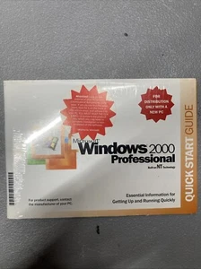 MICROSOFT WINDOWS 2000 PROFESSIONAL FULL OPERATING SYSTEM MS WIN PRO=NEW SEALED= - Picture 1 of 4