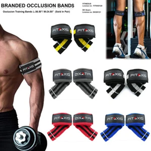 Arms & Calves Training Occlusion BRF Bands Blood Flow Restriction Workout Gym - Picture 1 of 38