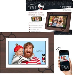 Disney Classic 10" PhotoShare Smart Digital Picture Frame by Simply Smart Home - Picture 1 of 7