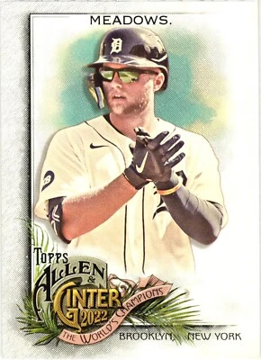 Tarjeta de béisbol 2022 Allen & Ginter #260 Austin Meadows Detroit Tigers Foto 1 de 2