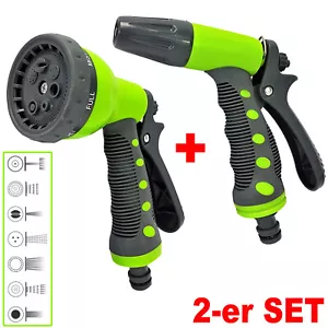 Gartenspritze Spritzpistole Gartenbrause 2-tlg Set Wasserspritze Schlauchdüse DE - Bild 1 von 5