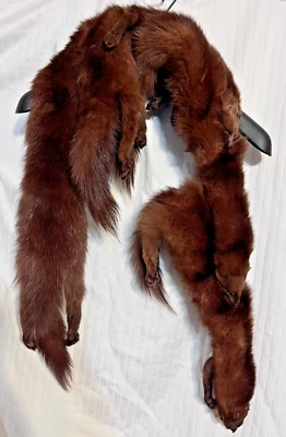 Vintage Mink Stole/Collar/Wrap - 60" Long - 4 Bodies Total - Image 1 of 4