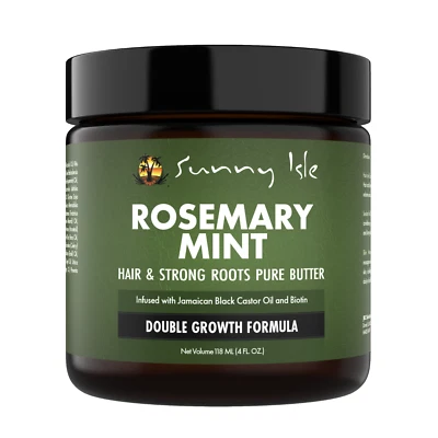 Sunny Isle Rosemary Mint Hair and Strong Roots Butter 4oz - Image 1 of 3