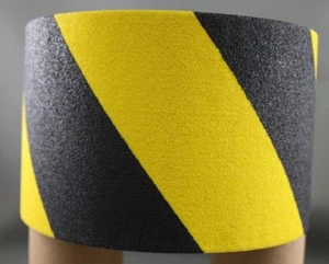 Heavy Duty (Industrial Grade) Yellow/Black Grip Tape Aluminium Backing 100mmx3m - Picture 1 of 3