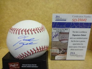 DAVID DAHL COLORADO ROCKIES SIGNATURE DEBUT SIGNED M.L. BASEBALL JSA SD25642 - Picture 1 of 1