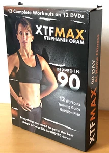 Home Fitness 12x DVD Box Set XTFMAX by Stephanie Oram - Picture 1 of 3