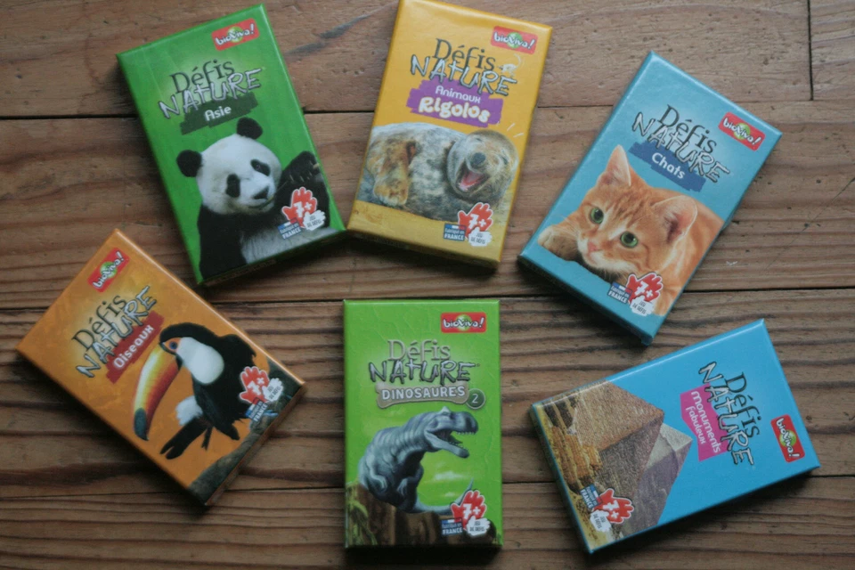 Défis Nature Jeu de Cartes Bataille aux choix, fabriqué en France - Bioviva - Photo 1/1