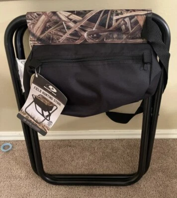 Mossy Oak Field Hunting Stool/Seat w/ Under Storage Supports up to 225 lbs - Image 1 of 4