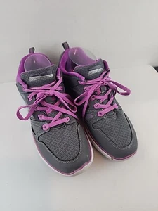 Zapatillas deportivas Skechers Memory Foam Lite Weight para mujer talla 9 gris/púrpura - Imagen 1 de 10
