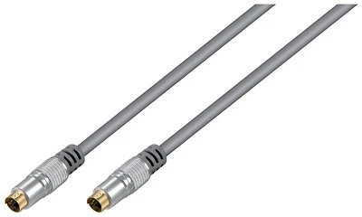 5m S-Video Kabel Home Theater SVIDEO S-VHS Anschlusskabel 4 polig TV Kamera PC